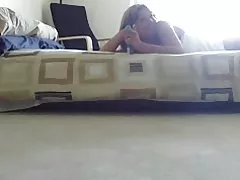 Domáce zrelý pár spálňa šantenie